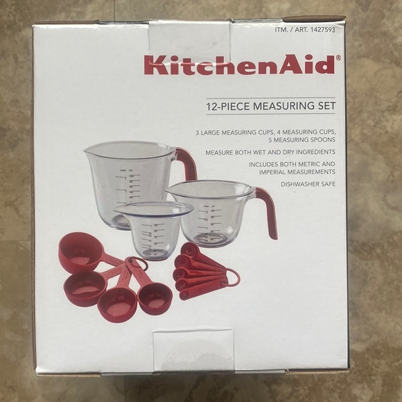 Kitchen aid 12 piece measuring cup set - Picture 2 of 6